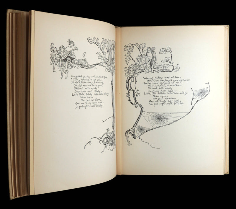 1908 First Edition Illustrated by Rackham - Shakespeare Midsummer Night's Dream