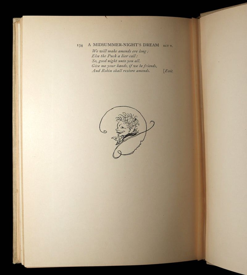 1908 First Edition Illustrated by Rackham - Shakespeare Midsummer Night's Dream