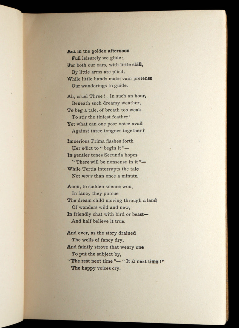 1920 Rare Book - Alice’s Adventures in Wonderland and Through the Looking-Glass