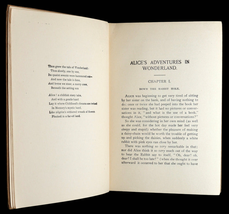 1920 Rare Book - Alice’s Adventures in Wonderland and Through the Looking-Glass