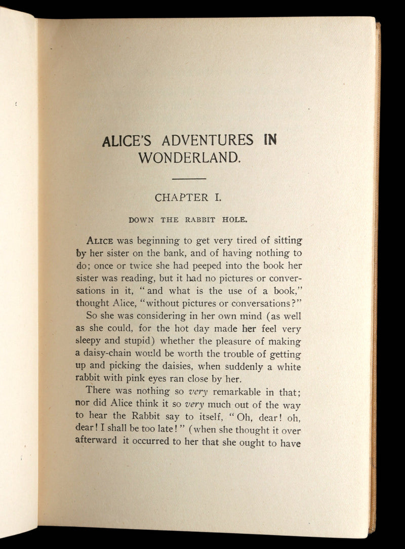 1920 Rare Book - Alice’s Adventures in Wonderland and Through the Looking-Glass