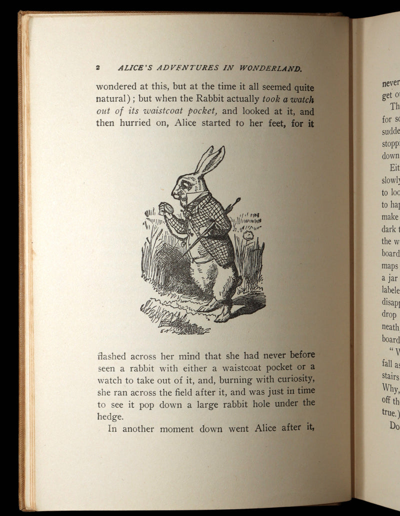 1920 Rare Book - Alice’s Adventures in Wonderland and Through the Looking-Glass