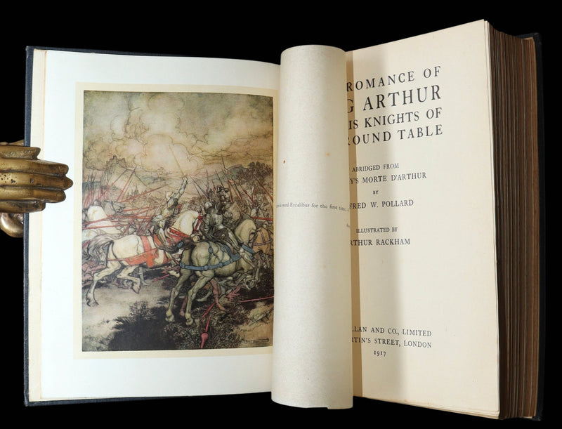 1917 First Edition - he Romance of King Arthur and His Knights by Arthur Rackham