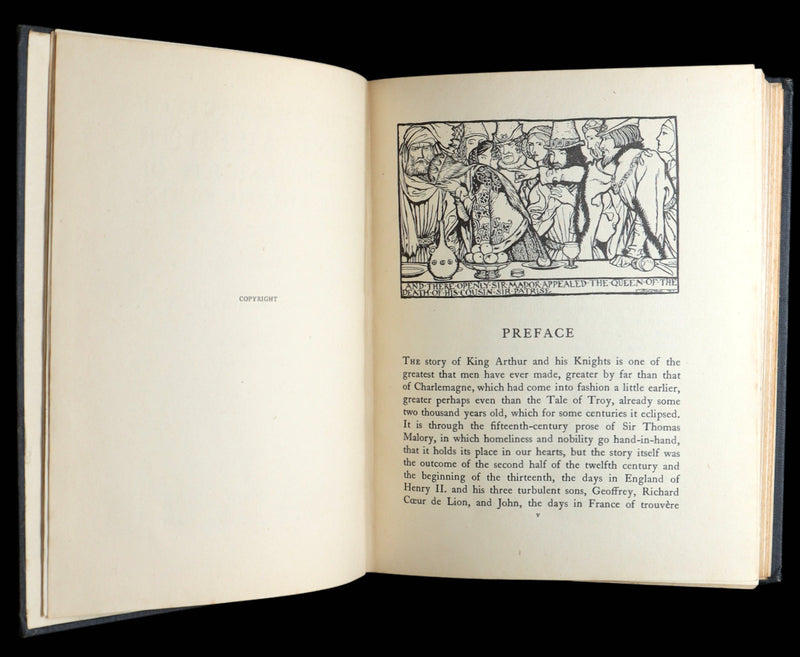 1917 First Edition - he Romance of King Arthur and His Knights by Arthur Rackham