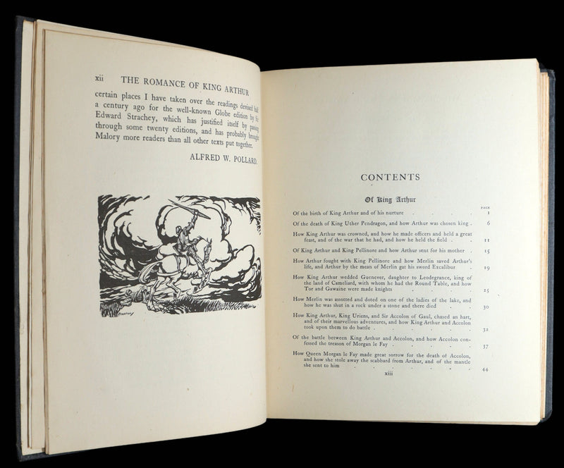 1917 First Edition - he Romance of King Arthur and His Knights by Arthur Rackham