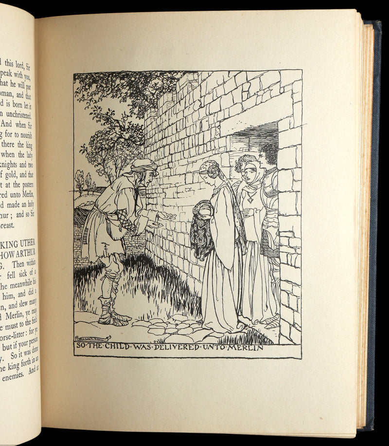 1917 First Edition - he Romance of King Arthur and His Knights by Arthur Rackham