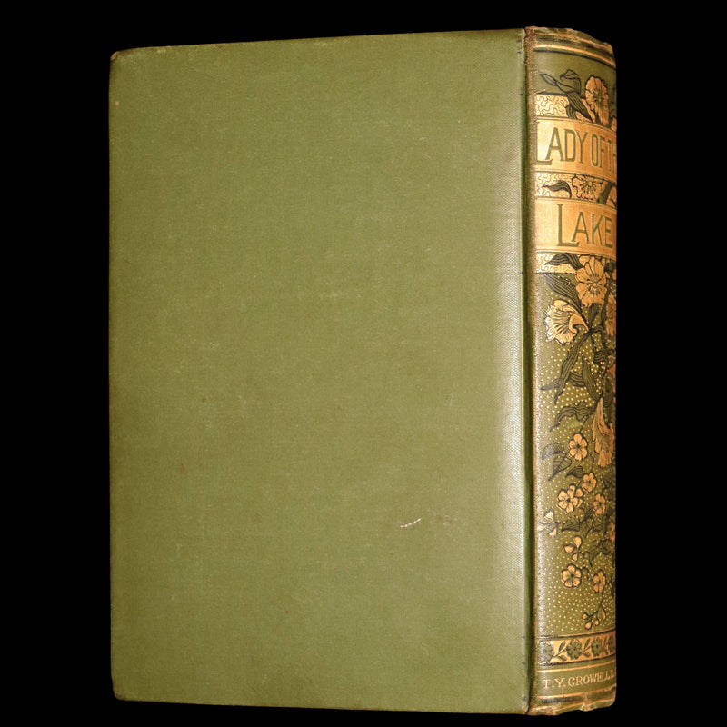 1890 Rare Book - The Lady of the Lake: A Poem by Sir Walter Scott