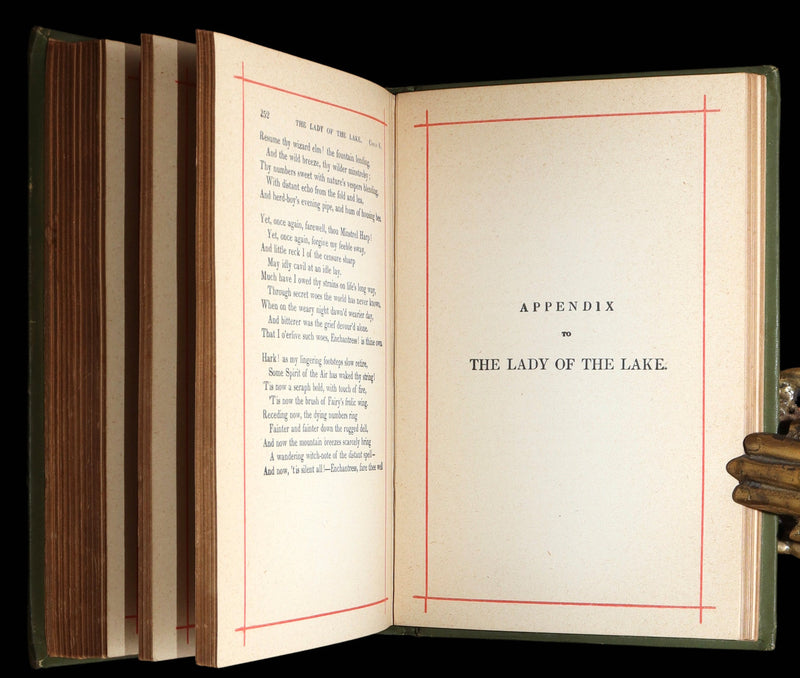 1890 Rare Book - The Lady of the Lake: A Poem by Sir Walter Scott