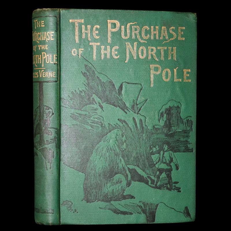1894 Rare Carnegie Provenance - The Purchase of the North Pole by Jules Verne