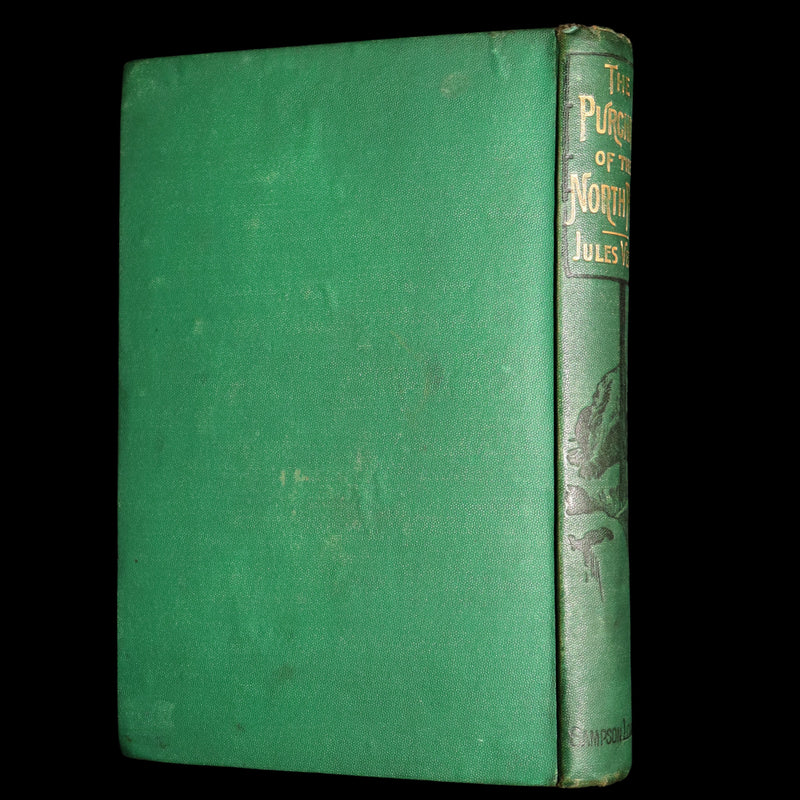 1894 Rare Carnegie Provenance - The Purchase of the North Pole by Jules Verne