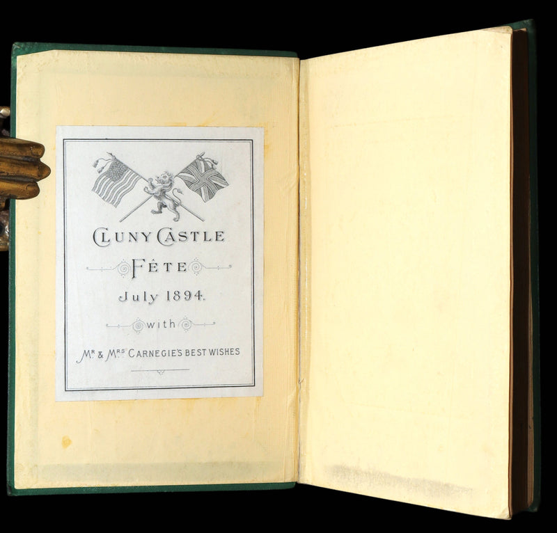 1894 Rare Carnegie Provenance - The Purchase of the North Pole by Jules Verne