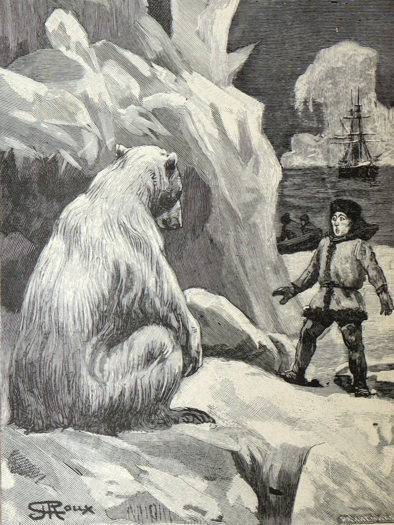 1894 Rare Carnegie Provenance - The Purchase of the North Pole by Jules Verne
