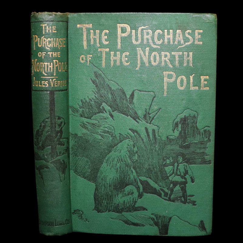 1894 Rare Carnegie Provenance - The Purchase of the North Pole by Jules Verne