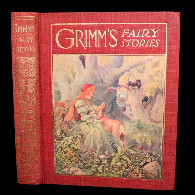 1922 Rare Book - Grimm’s Fairy Stories Illustrated by John B. Gruelle R. E. Owen