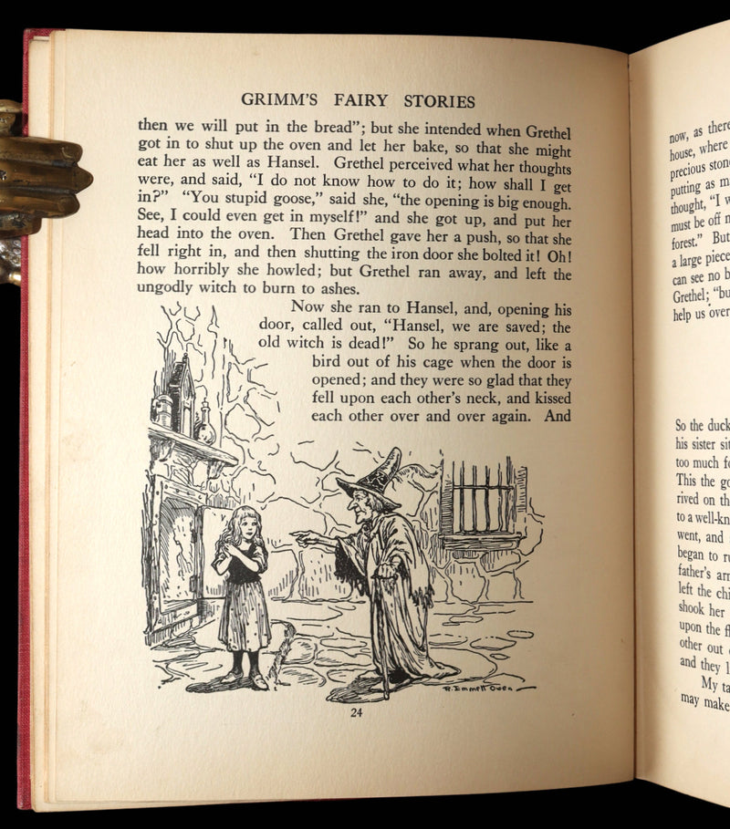 1922 Rare Book - Grimm’s Fairy Stories Illustrated by John B. Gruelle R. E. Owen