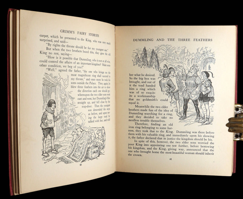 1922 Rare Book - Grimm’s Fairy Stories Illustrated by John B. Gruelle R. E. Owen
