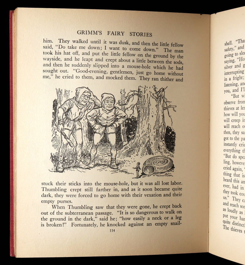 1922 Rare Book - Grimm’s Fairy Stories Illustrated by John B. Gruelle R. E. Owen