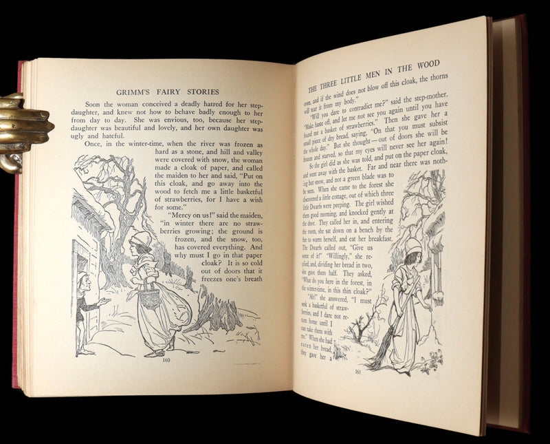 1922 Rare Book - Grimm’s Fairy Stories Illustrated by John B. Gruelle R. E. Owen
