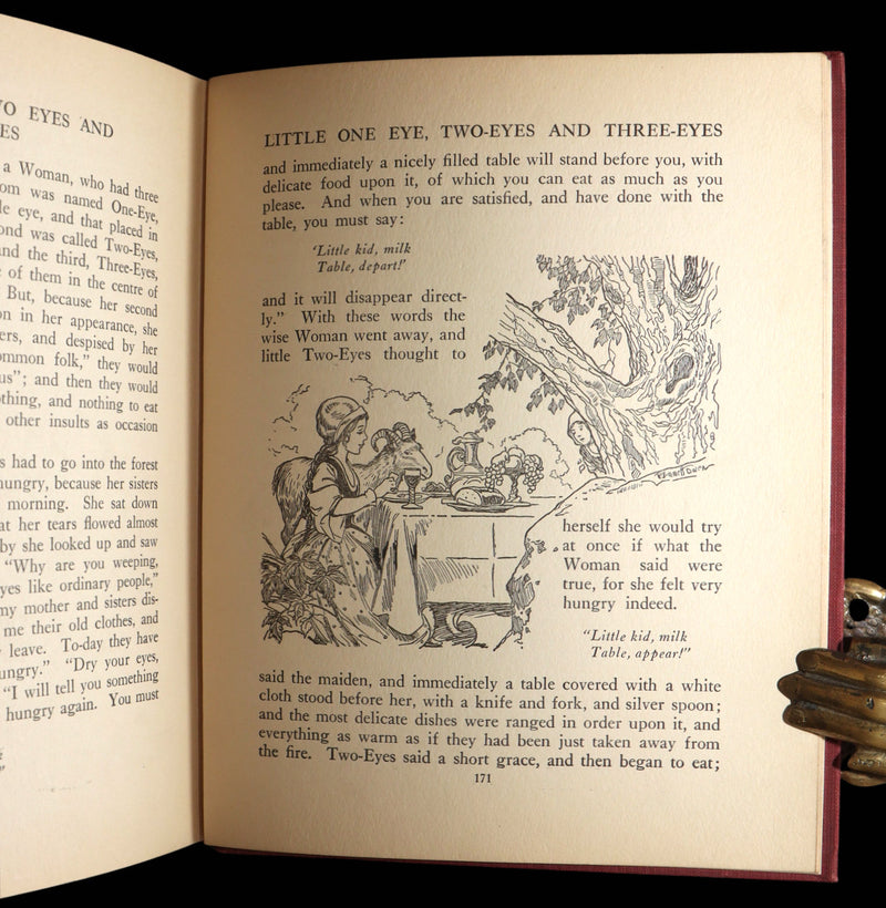 1922 Rare Book - Grimm’s Fairy Stories Illustrated by John B. Gruelle R. E. Owen