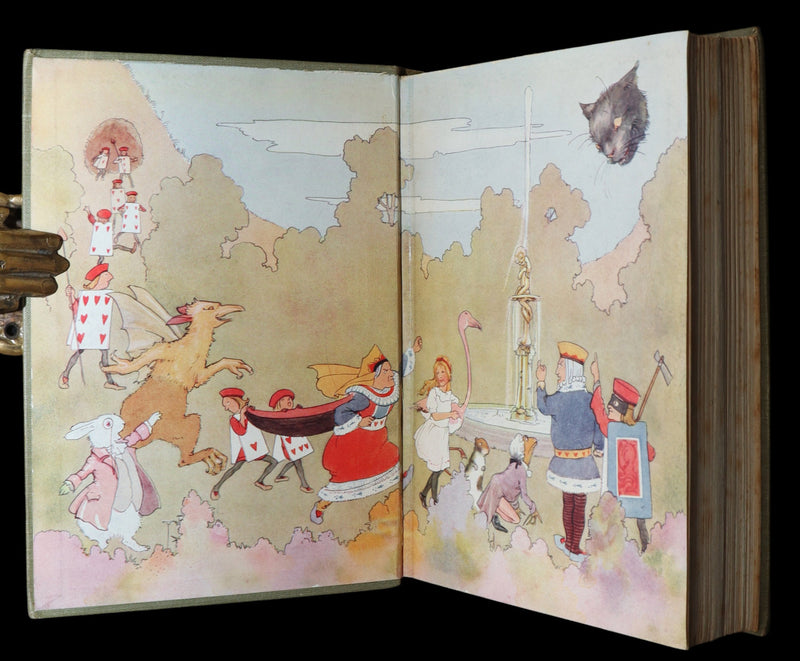 1920 Rare Book - Alice in Wonderland illustrated by Margaret W. Tarrant