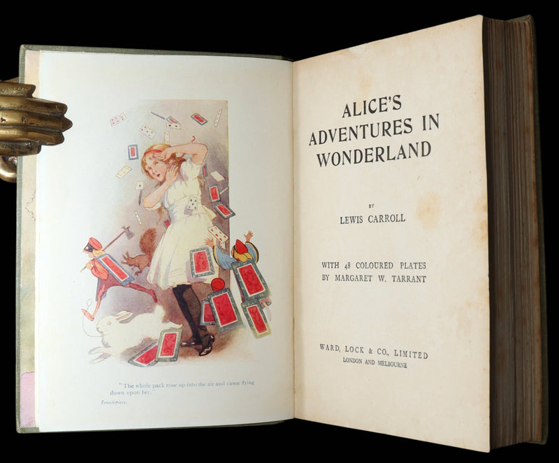 1920 Rare Book - Alice in Wonderland illustrated by Margaret W. Tarrant