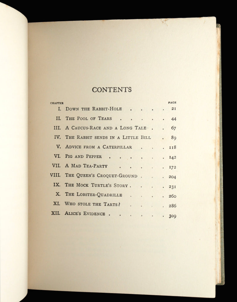 1920 Rare Book - Alice in Wonderland illustrated by Margaret W. Tarrant