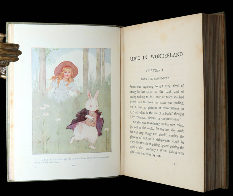 1920 Rare Book - Alice in Wonderland illustrated by Margaret W. Tarrant