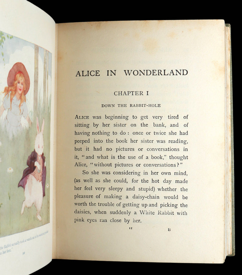 1920 Rare Book - Alice in Wonderland illustrated by Margaret W. Tarrant