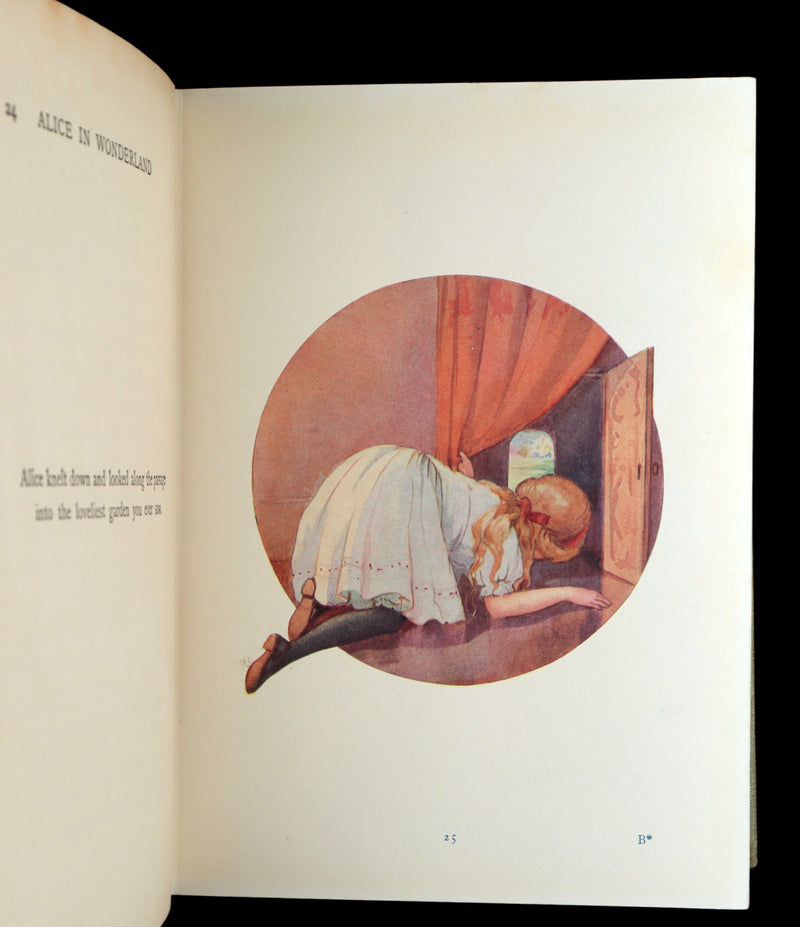 1920 Rare Book - Alice in Wonderland illustrated by Margaret W. Tarrant