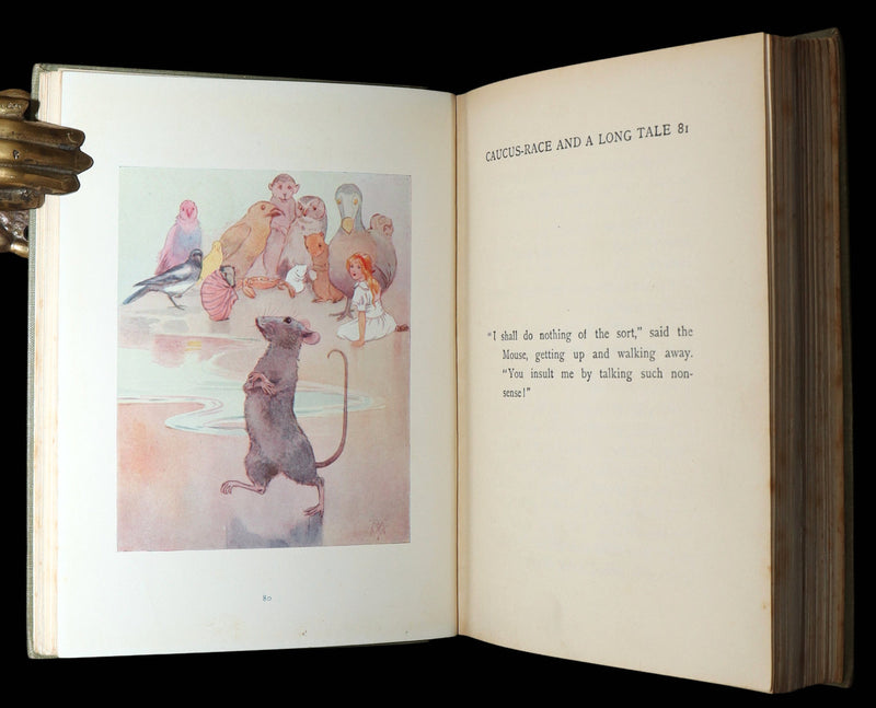 1920 Rare Book - Alice in Wonderland illustrated by Margaret W. Tarrant