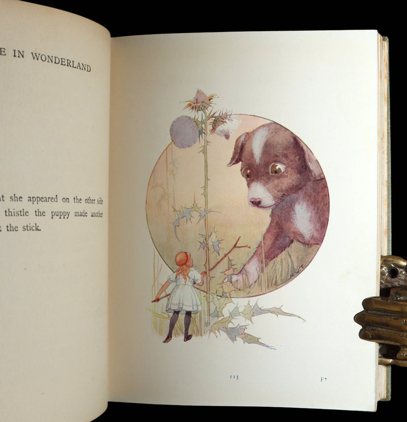 1920 Rare Book - Alice in Wonderland illustrated by Margaret W. Tarrant