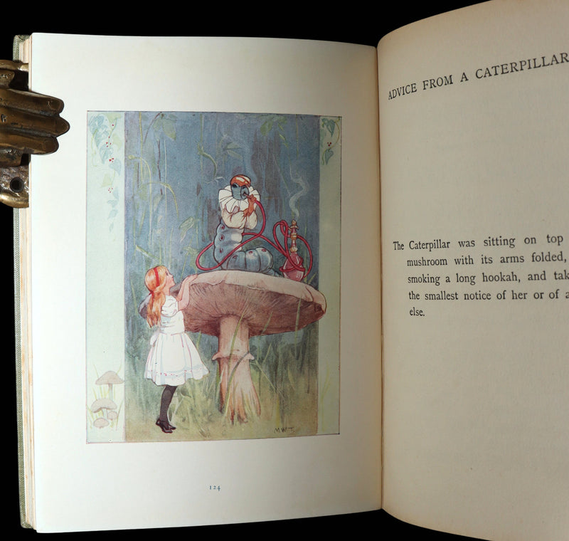 1920 Rare Book - Alice in Wonderland illustrated by Margaret W. Tarrant
