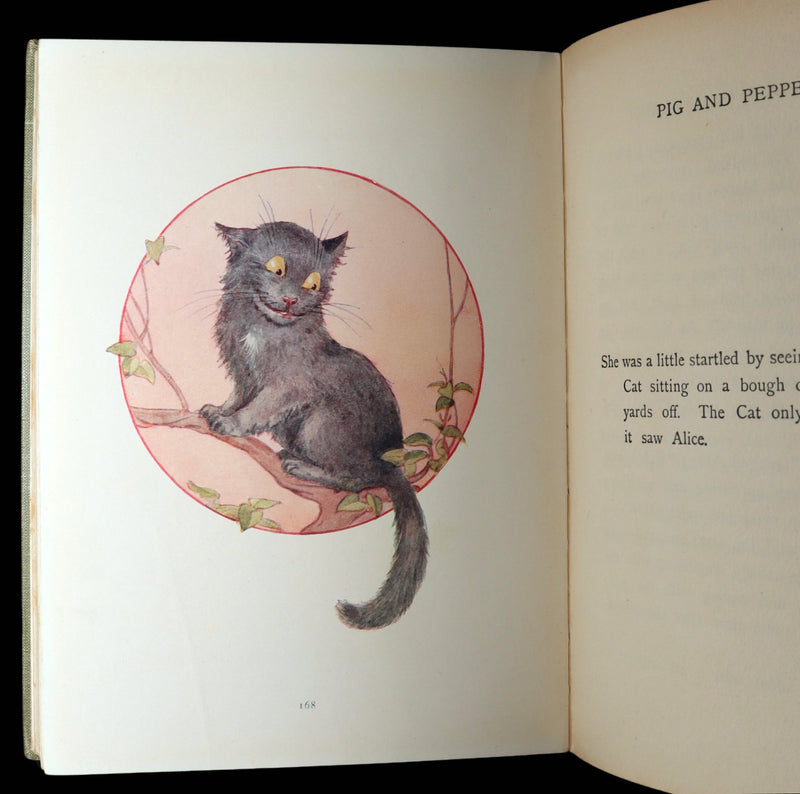1920 Rare Book - Alice in Wonderland illustrated by Margaret W. Tarrant