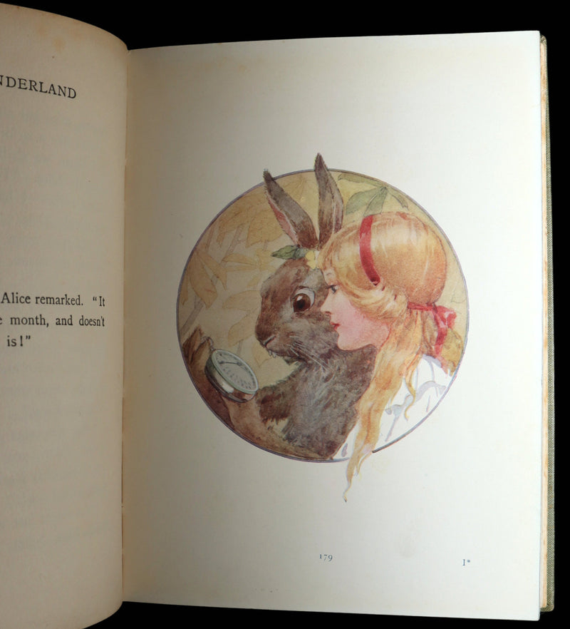1920 Rare Book - Alice in Wonderland illustrated by Margaret W. Tarrant