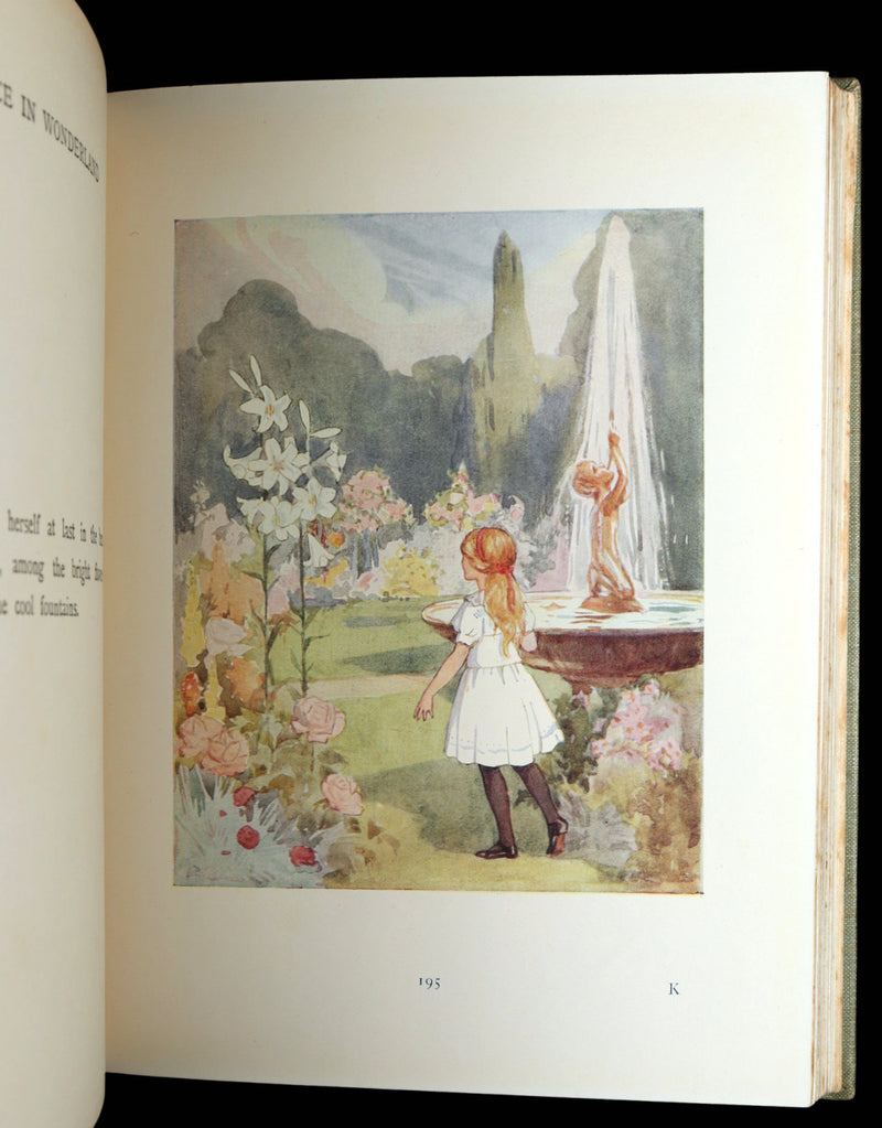 1920 Rare Book - Alice in Wonderland illustrated by Margaret W. Tarrant