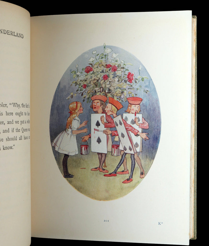 1920 Rare Book - Alice in Wonderland illustrated by Margaret W. Tarrant