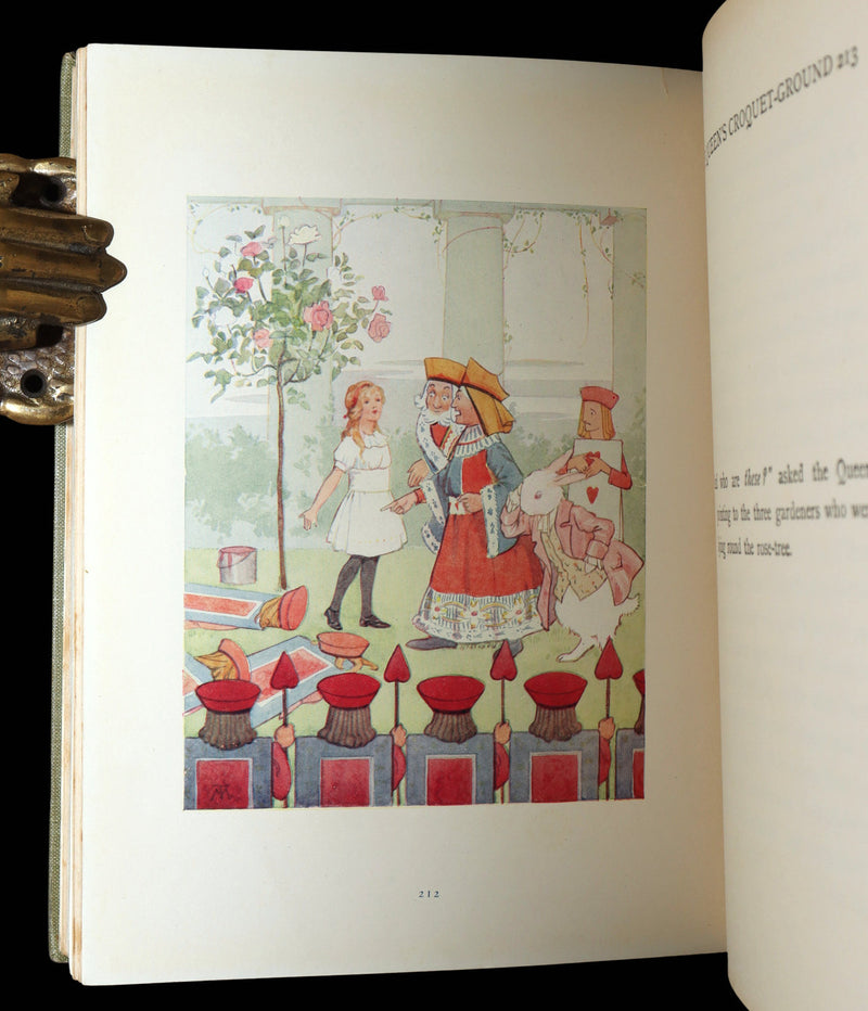 1920 Rare Book - Alice in Wonderland illustrated by Margaret W. Tarrant