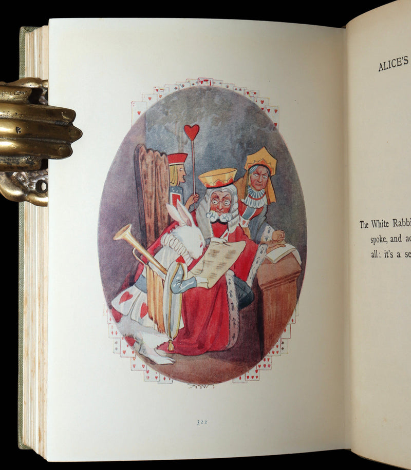 1920 Rare Book - Alice in Wonderland illustrated by Margaret W. Tarrant