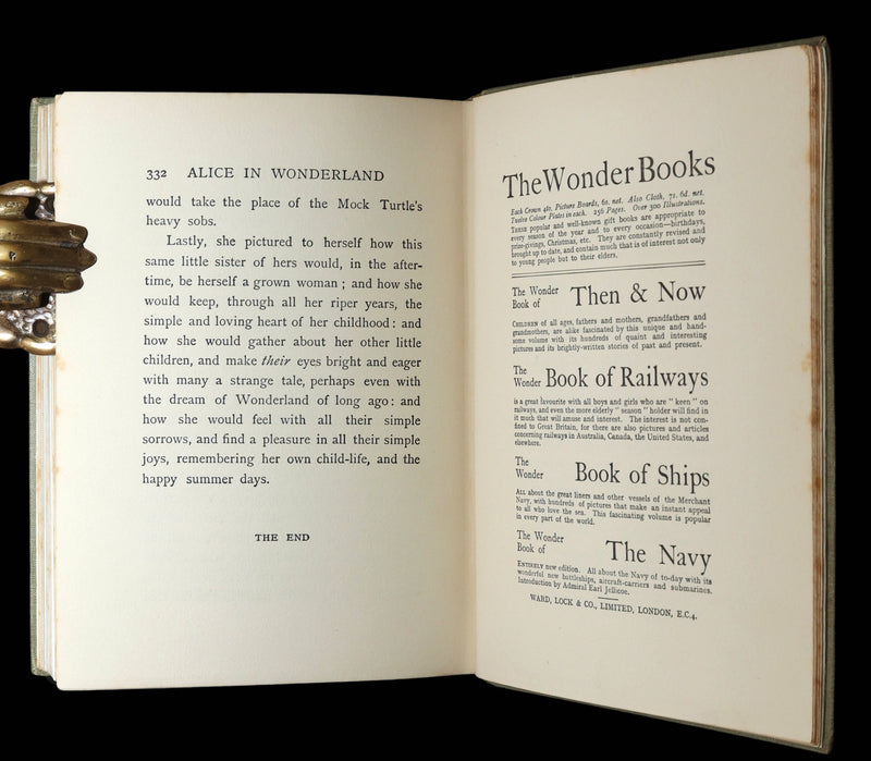 1920 Rare Book - Alice in Wonderland illustrated by Margaret W. Tarrant