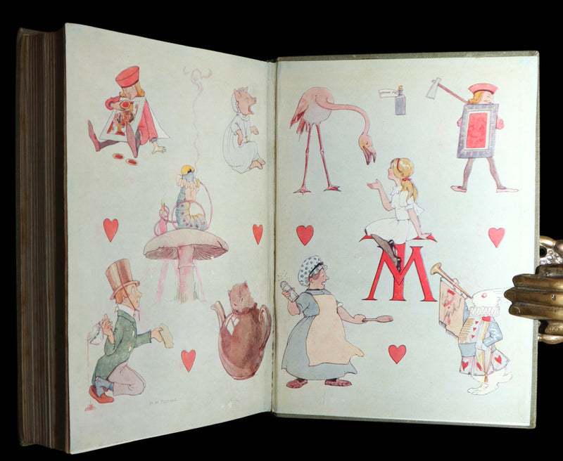 1920 Rare Book - Alice in Wonderland illustrated by Margaret W. Tarrant