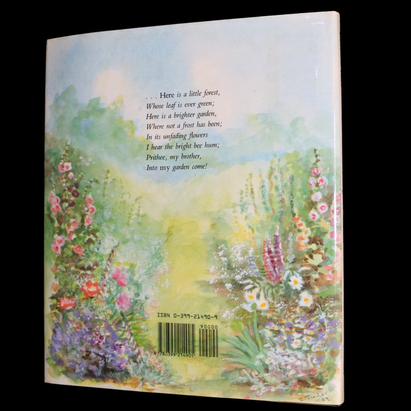 1990 Signed First Edition - A Brighter Garden by Emily Dickinson and Tasha Tudor