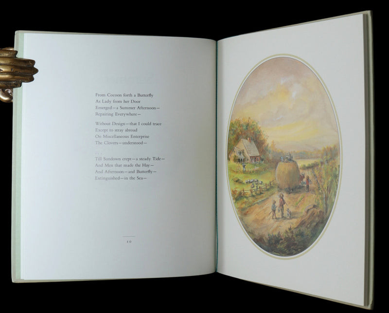 1990 Signed First Edition - A Brighter Garden by Emily Dickinson and Tasha Tudor