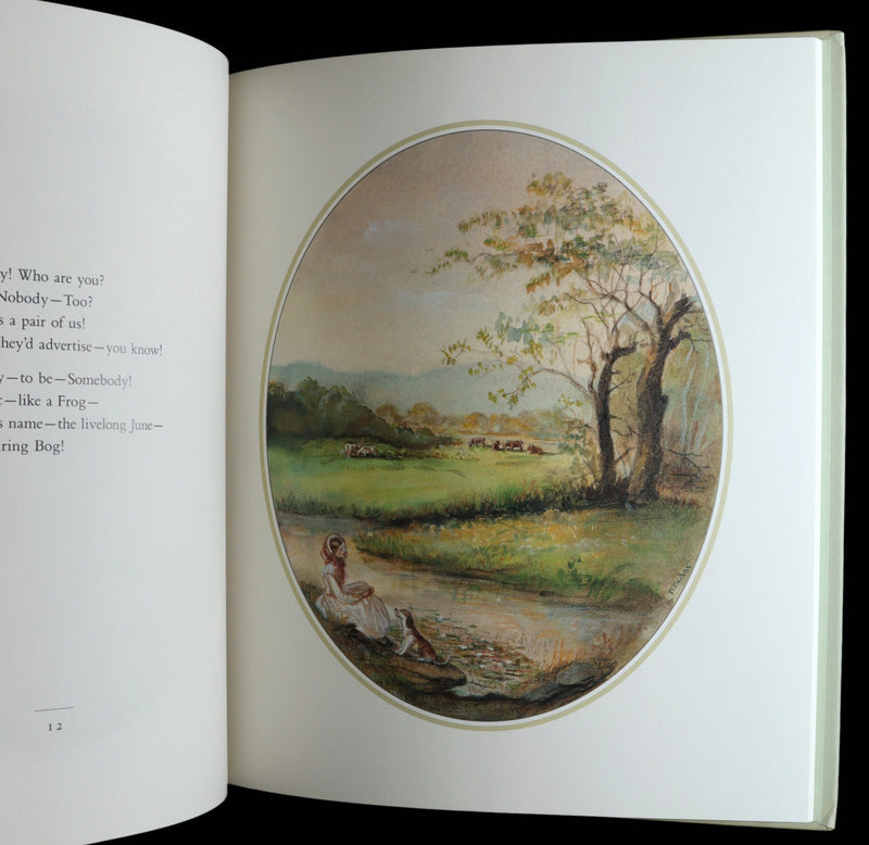 1990 Signed First Edition - A Brighter Garden by Emily Dickinson and Tasha Tudor