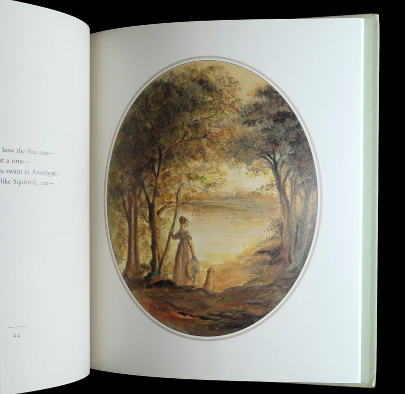 1990 Signed First Edition - A Brighter Garden by Emily Dickinson and Tasha Tudor