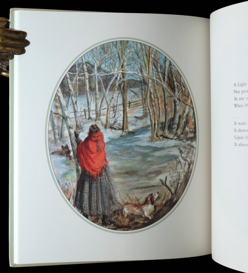1990 Signed First Edition - A Brighter Garden by Emily Dickinson and Tasha Tudor