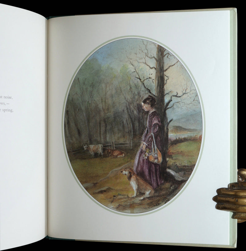 1990 Signed First Edition - A Brighter Garden by Emily Dickinson and Tasha Tudor