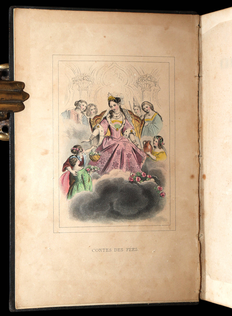 1844 Scarce French Edition - Charles Perrault's Fairy Tales, Les Contes des Fées