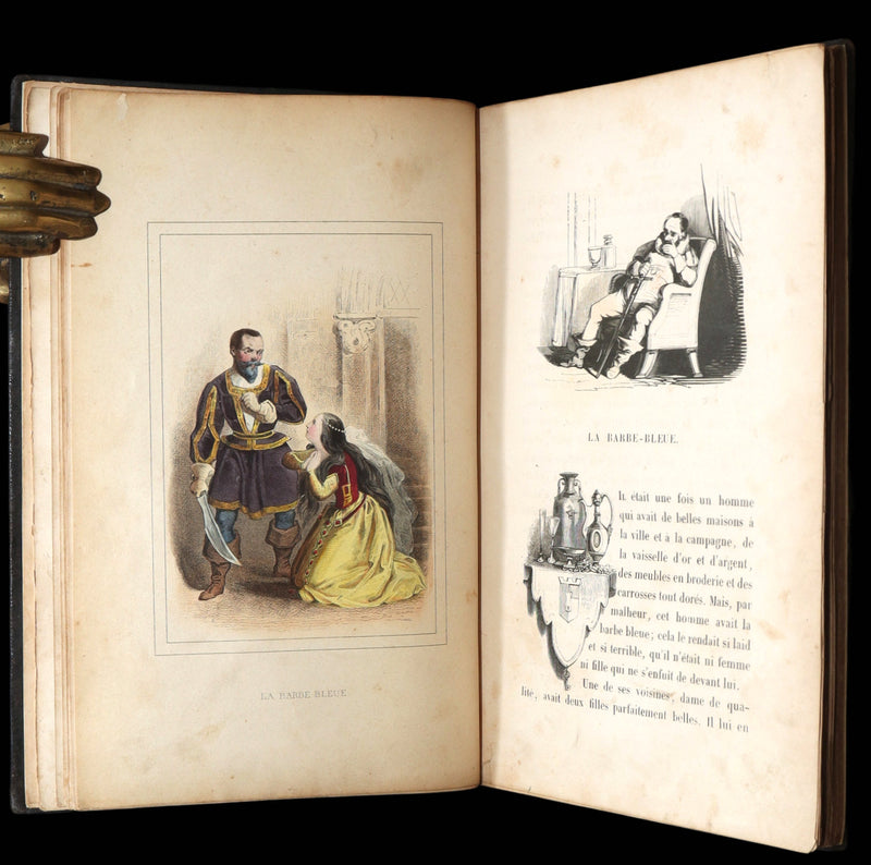 1844 Scarce French Edition - Charles Perrault's Fairy Tales, Les Contes des Fées