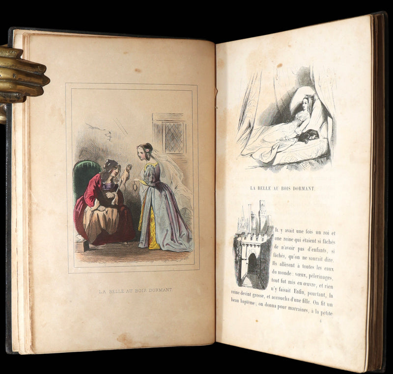 1844 Scarce French Edition - Charles Perrault's Fairy Tales, Les Contes des Fées