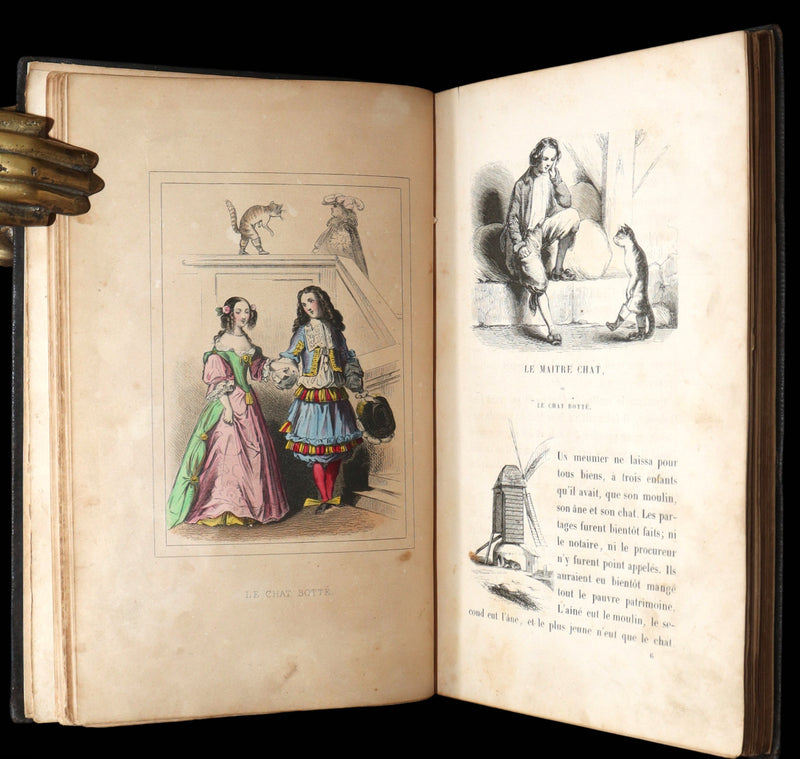 1844 Scarce French Edition - Charles Perrault's Fairy Tales, Les Contes des Fées